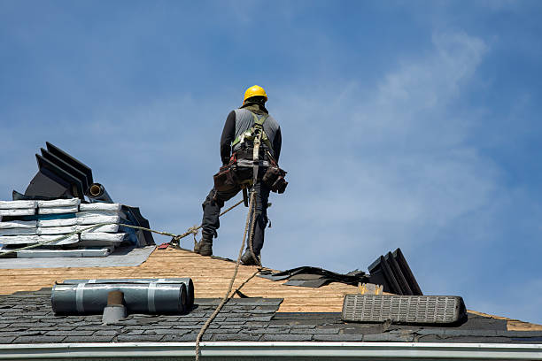 Professional Roof Replacement technician working in Old Monroe, MO